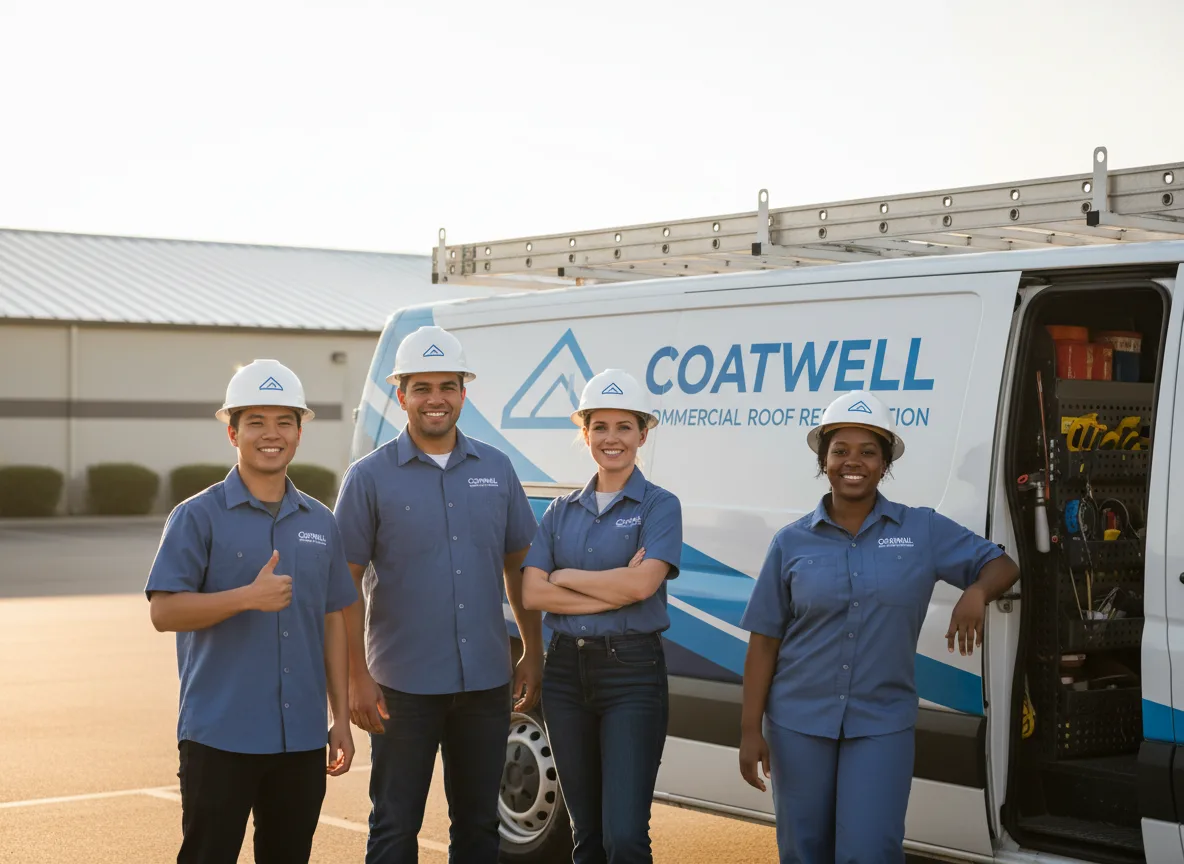 Commercial roof coating company in Ojibwa, WI